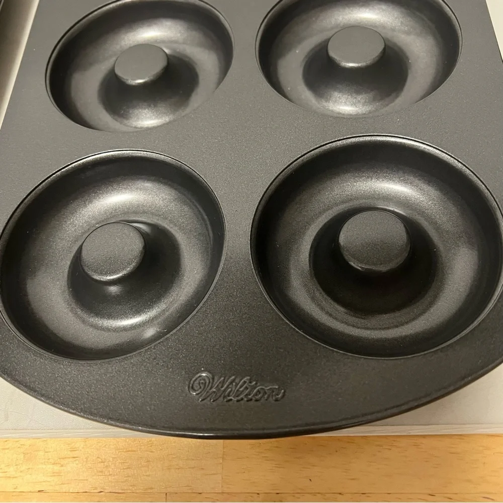 Wilton Black Non-Stick Donut Baking Pans Set of Two